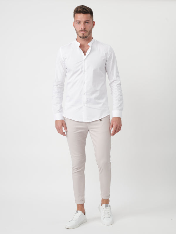 TAILORED PANTS Stone / 48