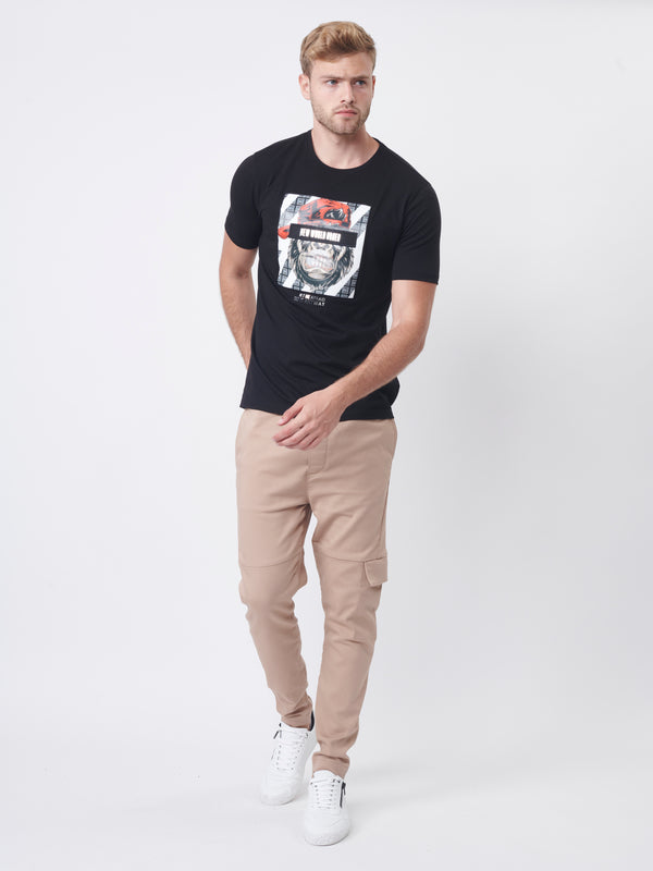 WOVEN PANTS Camel / 46