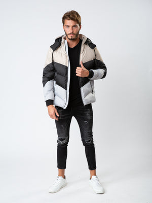 COAT Black Gray / XXL