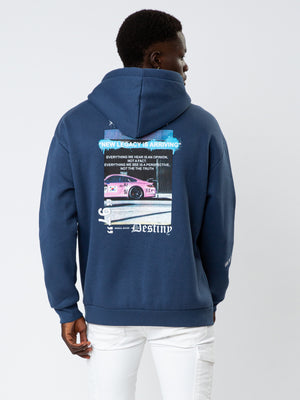 FASHION HOODIE Navy / XXL