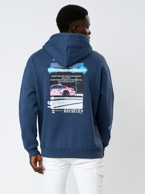 FASHION HOODIE Navy / XXL