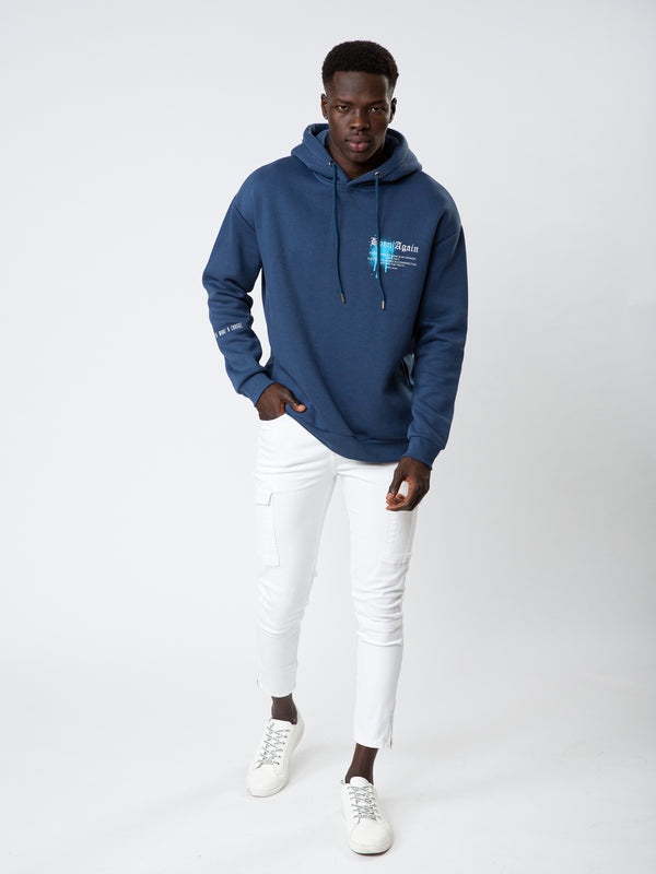FASHION HOODIE Navy / XXL