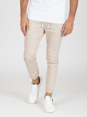 WOVEN PANTS Beige / 46