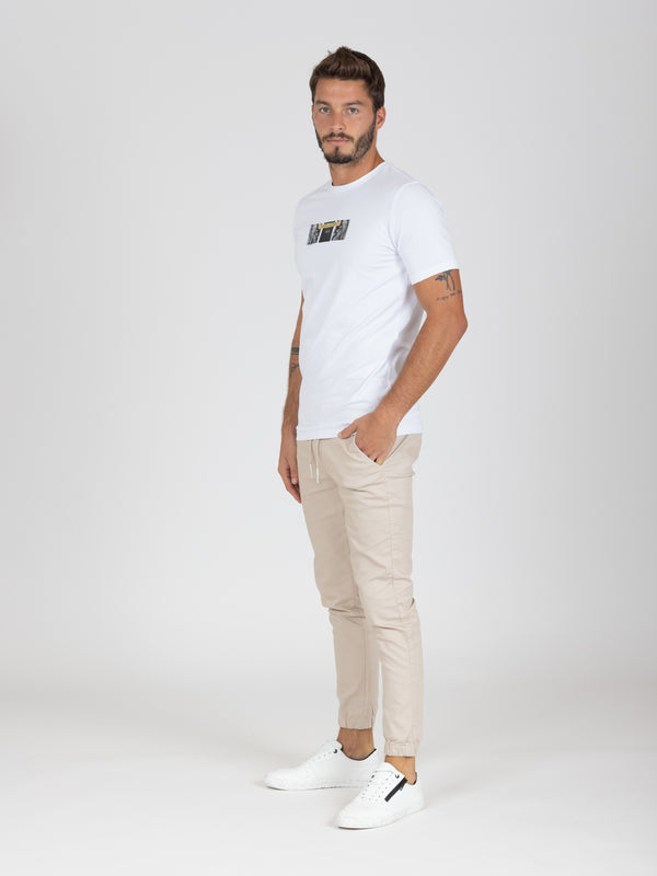 WOVEN PANTS Beige / 46
