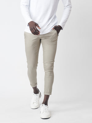 TAILORED PANTS Khaki / 46