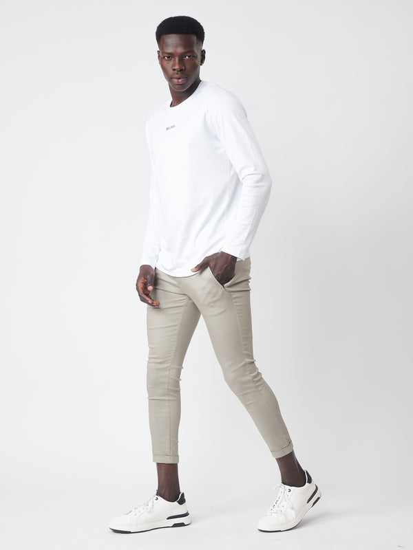 TAILORED PANTS Khaki / 46