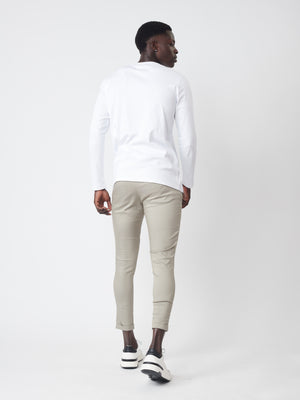TAILORED PANTS Khaki / 46