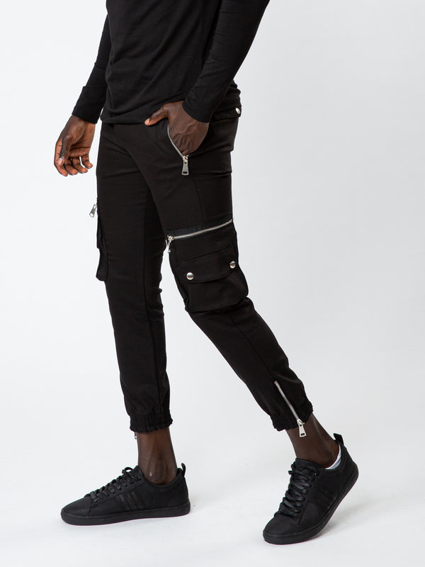 CARGO PANTS Black / 46
