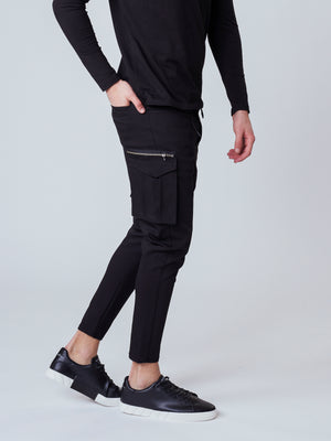 CARGO PANTS Black / 36