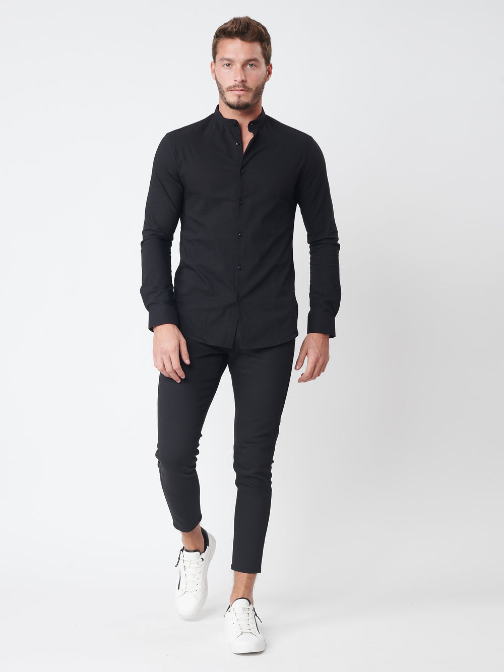 TAILORED PANTS Black / 46