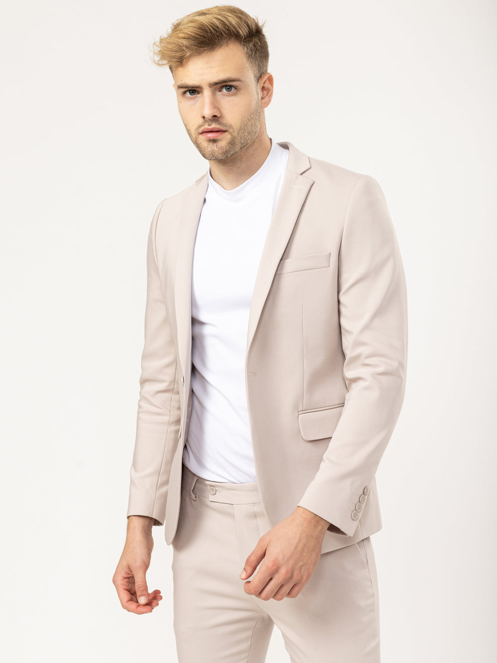 BASIC SUIT JACKET Beige / XXS