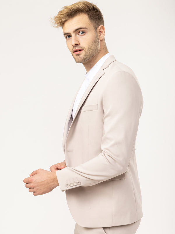 BASIC SUIT JACKET Beige / XXS