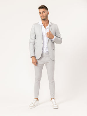 BASIC SUIT JACKET Light Gray / XXS