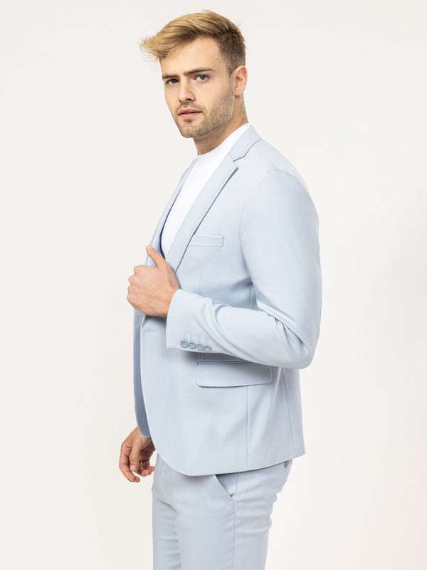 BASIC SUIT JACKET Light Blue / XXS