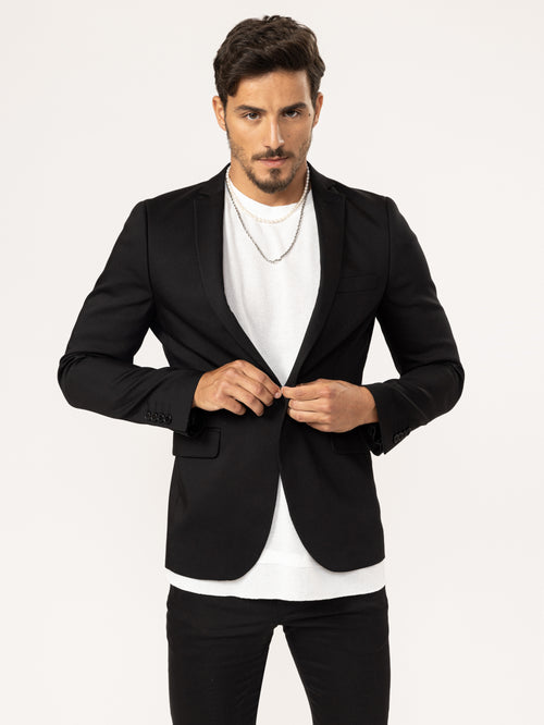 BASIC SUIT JACKET Black / XXS