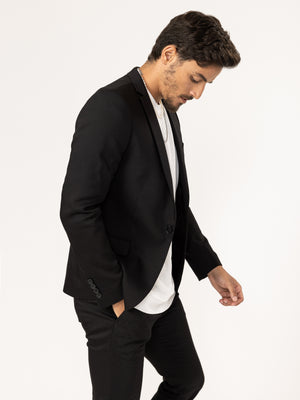 BASIC SUIT JACKET Black / XXS