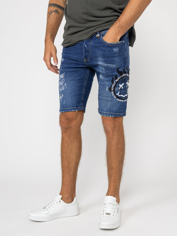 JEANS BERMUDA Blue / 46