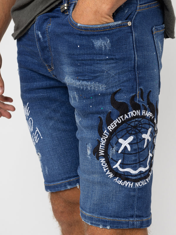 JEANS BERMUDA Blue / 46