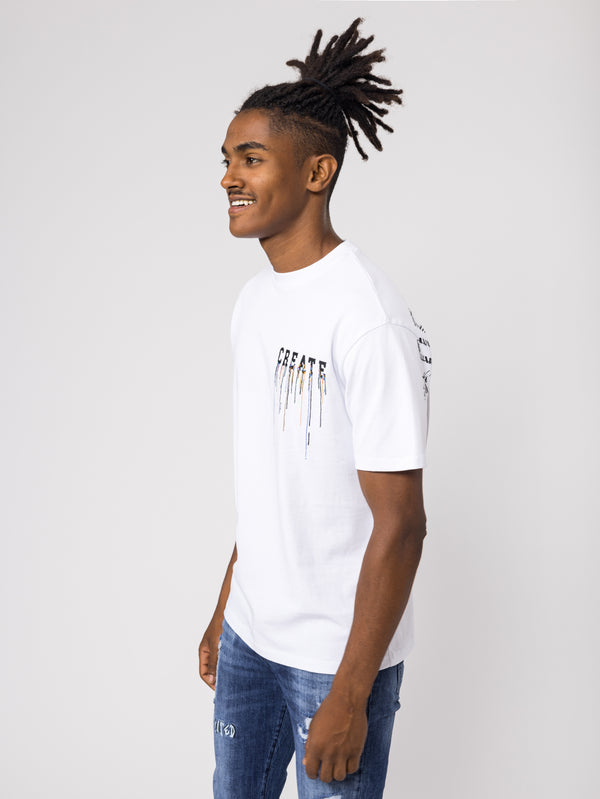 T-SHIRT OVER SIZE White / XXS