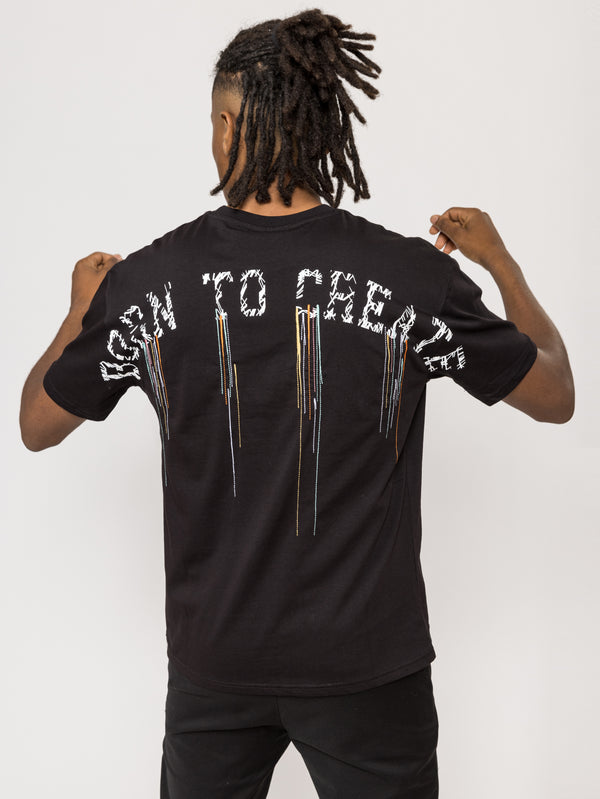 T-SHIRT OVER SIZE Black / XXS