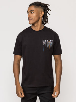 T-SHIRT OVER SIZE Black / XXS