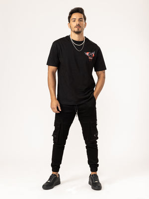 T-SHIRT OVER SIZE Black / XXS