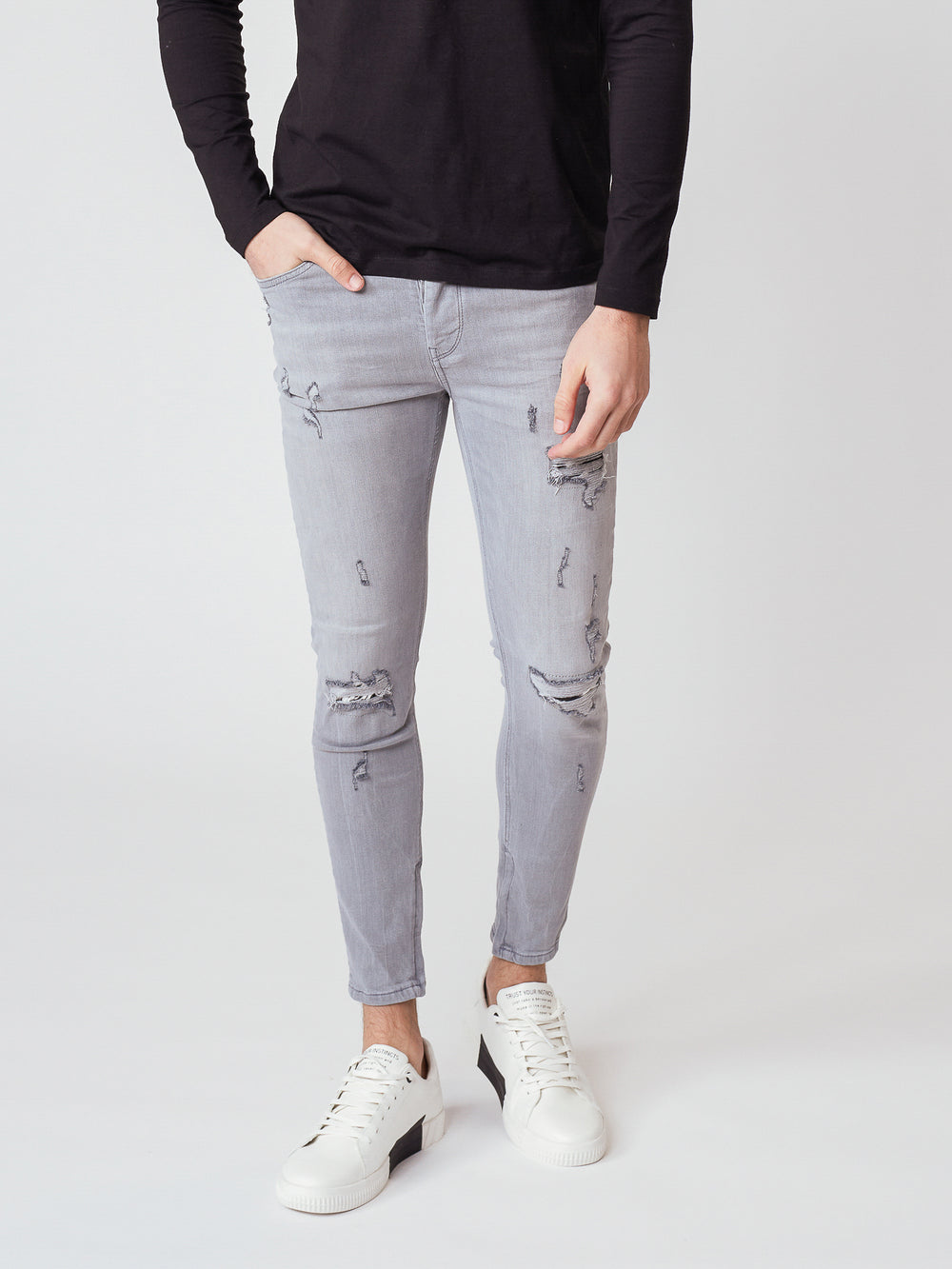 JEANS Light Gray / 36