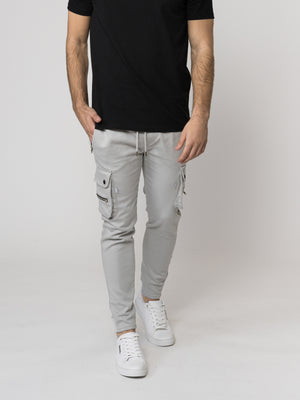 CARGO PANTS Light Gray / 46