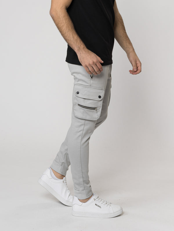 CARGO PANTS Light Gray / 46
