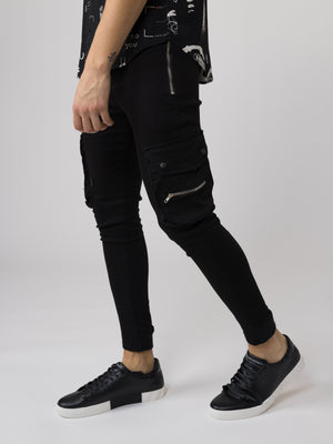 CARGO PANTS Black / 46