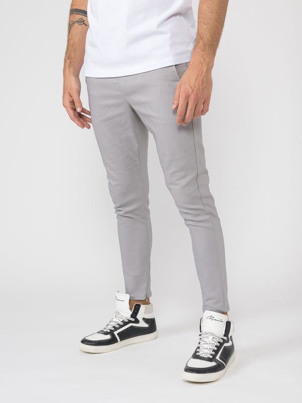 TAILORED PANTS Light Gray / 46
