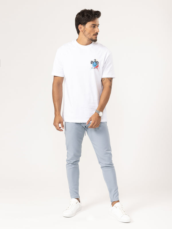 WOVEN PANTS Light-Blue / 46