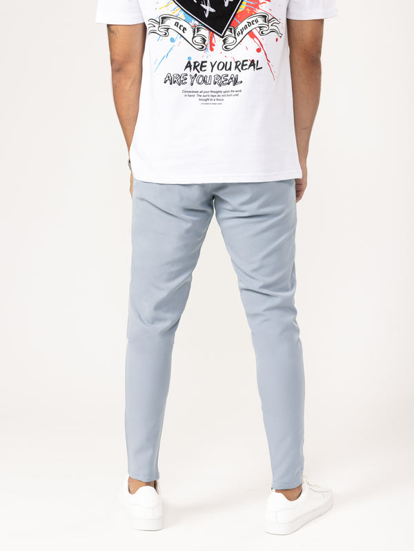WOVEN PANTS Light-Blue / 46