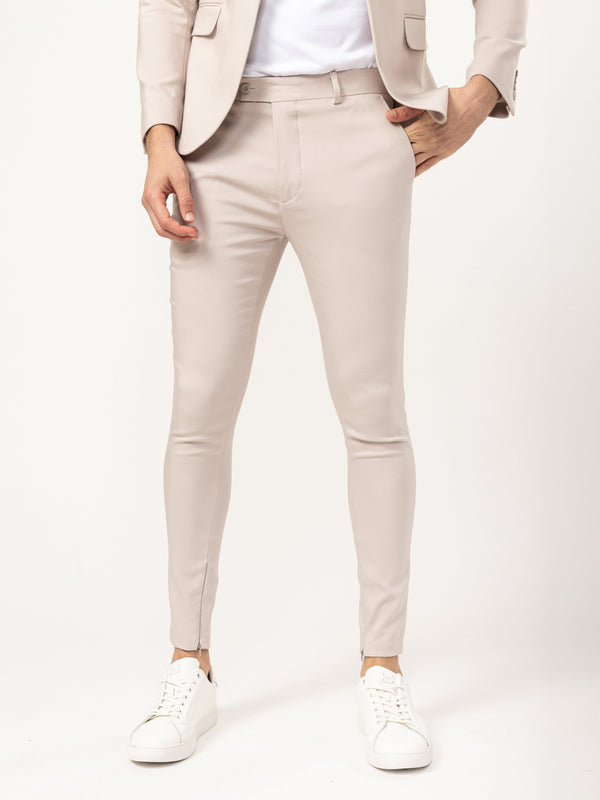 BASIC SUIT PANTS Beige / 46