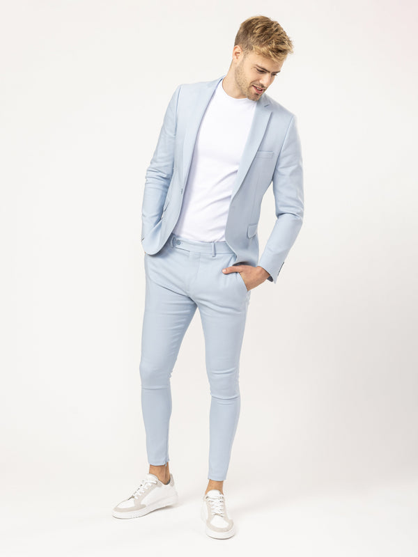 BASIC SUIT PANTS Light Blue / 46