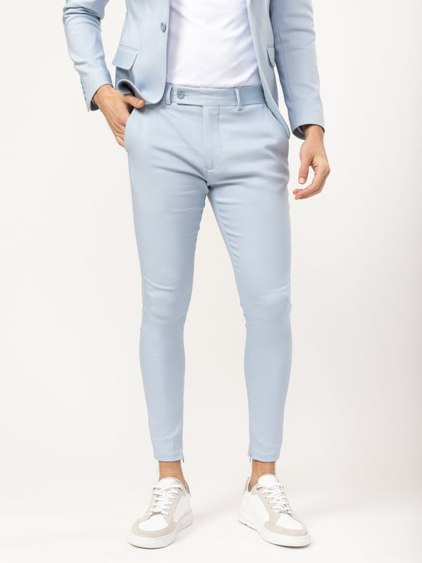BASIC SUIT PANTS Light Blue / 46
