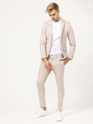 BASIC SUIT PANTS Beige / 48