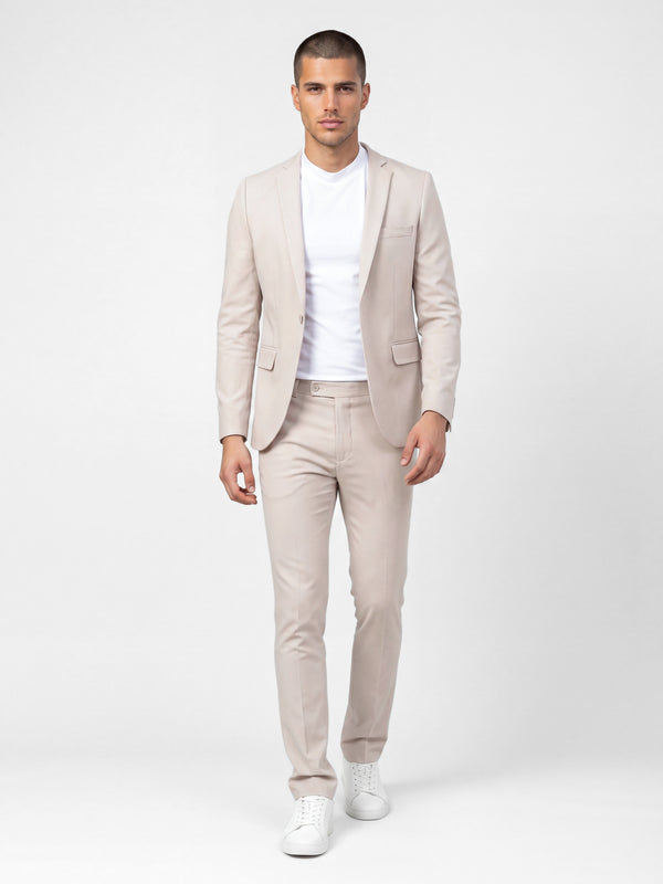 BASIC SUIT PANTS Beige / 48