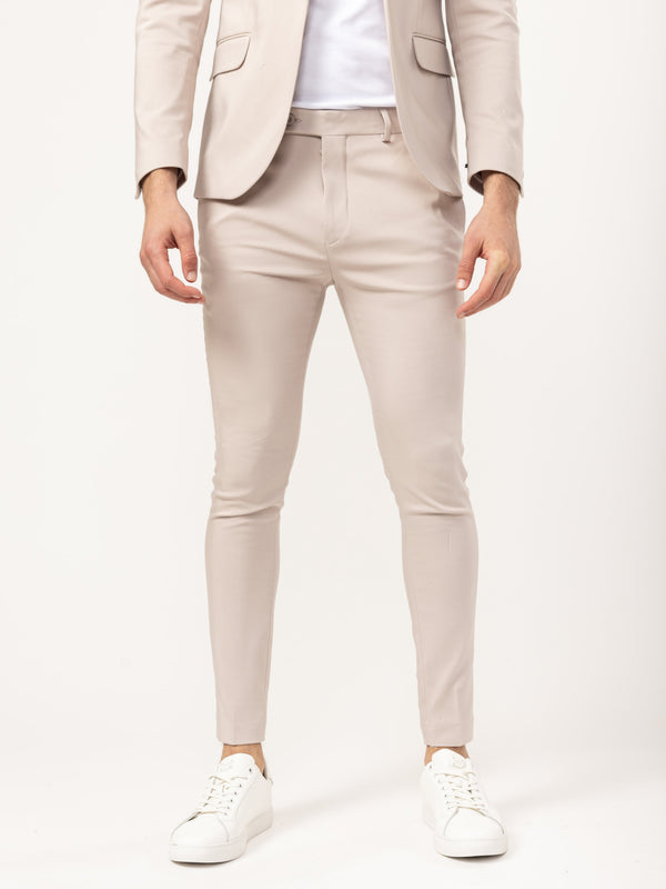 BASIC SUIT PANTS Beige / 48