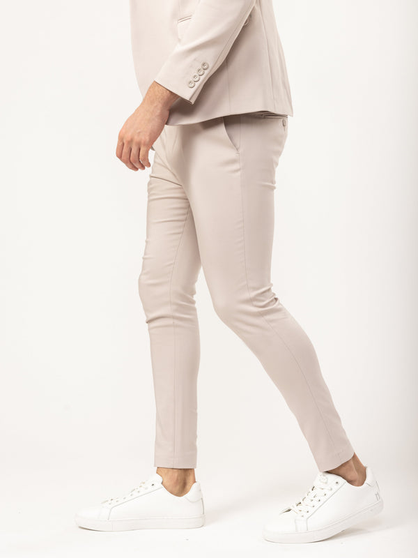 BASIC SUIT PANTS Beige / 48