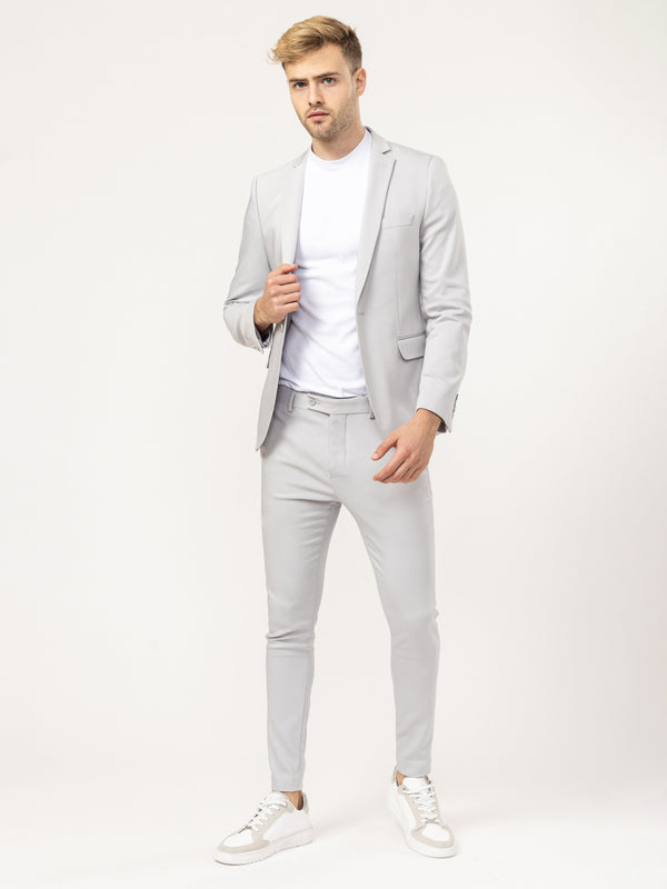 BASIC SUIT PANTS Light Gray / 48