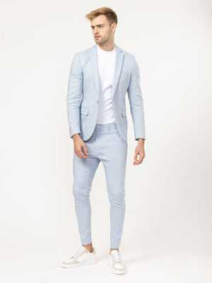 BASIC SUIT PANTS Light Blue / 48