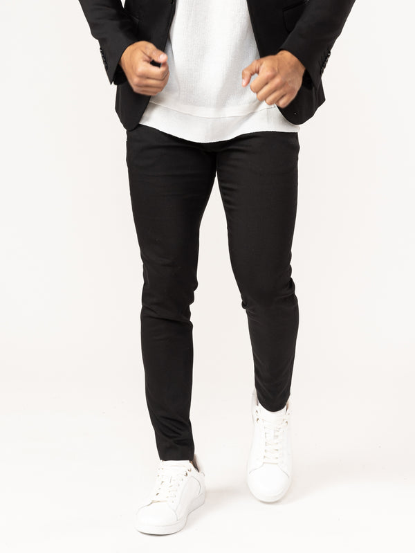 BASIC SUIT PANTS Black / 48