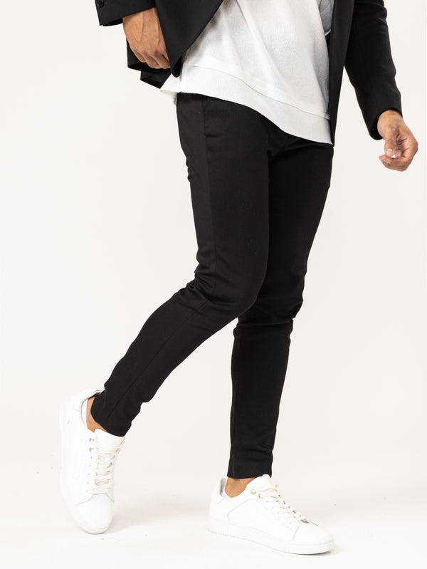 BASIC SUIT PANTS Black / 48