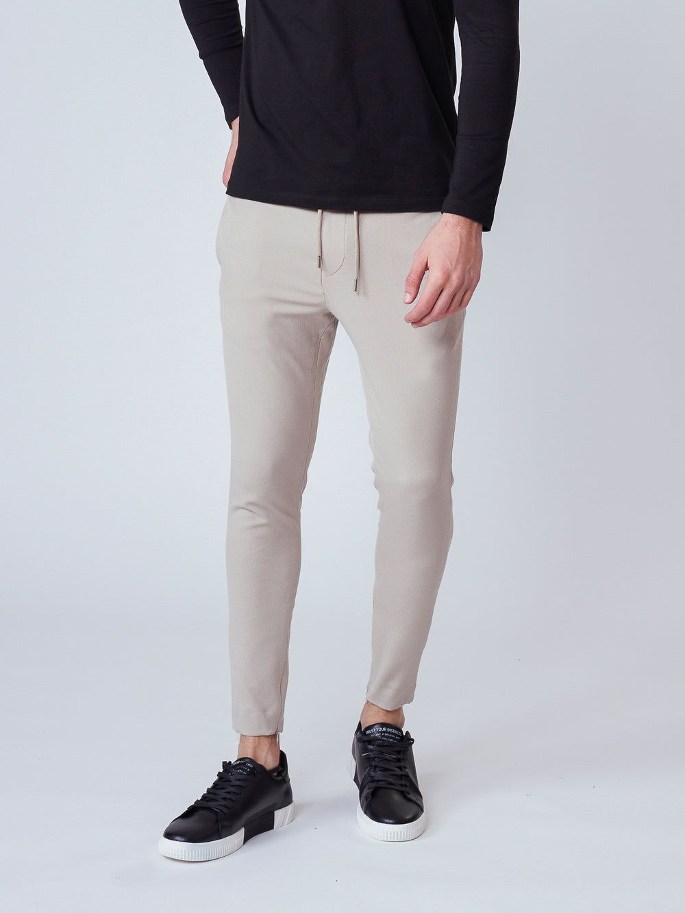 WOVEN PANTS Beige / 46