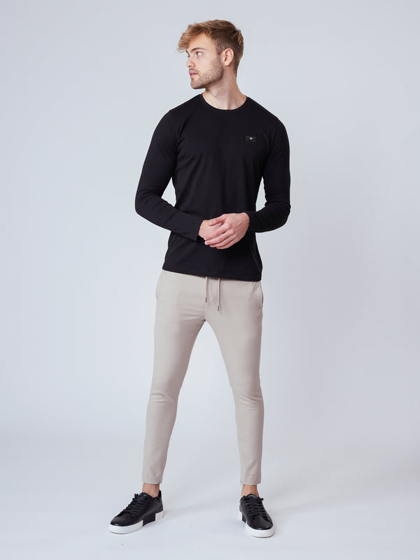 WOVEN PANTS Beige / 46