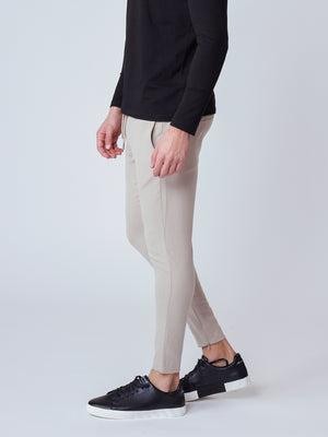 WOVEN PANTS Beige / 46