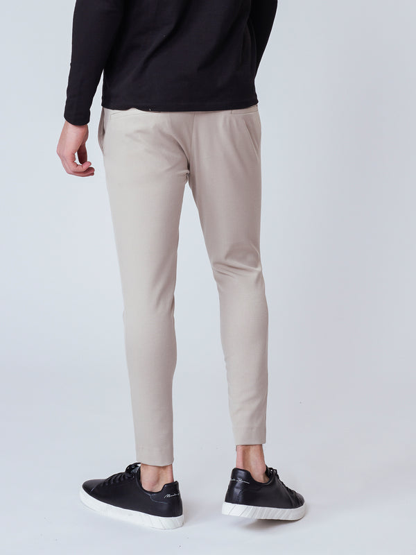 WOVEN PANTS Beige / 46