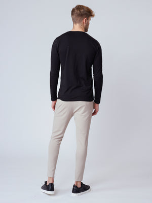 WOVEN PANTS Beige / 46