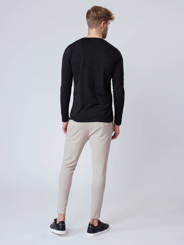 WOVEN PANTS Beige / 46